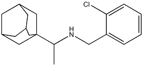 [1-(adamantan-1-yl)ethyl][(2-chlorophenyl)methyl]amine,,结构式