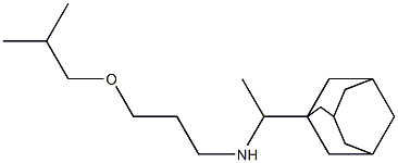 [1-(adamantan-1-yl)ethyl][3-(2-methylpropoxy)propyl]amine Struktur