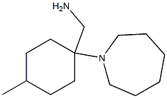 [1-(azepan-1-yl)-4-methylcyclohexyl]methanamine,,结构式