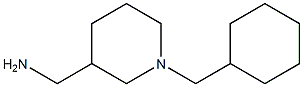 [1-(cyclohexylmethyl)piperidin-3-yl]methanamine Struktur