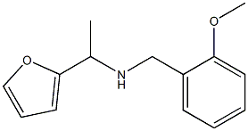 [1-(furan-2-yl)ethyl][(2-methoxyphenyl)methyl]amine,,结构式