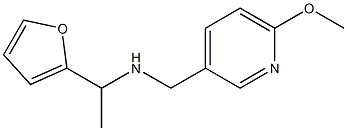 [1-(furan-2-yl)ethyl][(6-methoxypyridin-3-yl)methyl]amine|