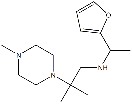 [1-(furan-2-yl)ethyl][2-methyl-2-(4-methylpiperazin-1-yl)propyl]amine