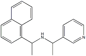 [1-(naphthalen-1-yl)ethyl][1-(pyridin-3-yl)ethyl]amine