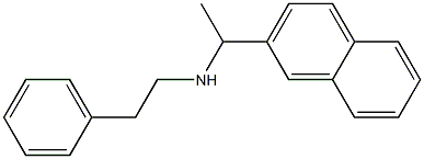 [1-(naphthalen-2-yl)ethyl](2-phenylethyl)amine Struktur