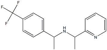 [1-(pyridin-2-yl)ethyl]({1-[4-(trifluoromethyl)phenyl]ethyl})amine 结构式