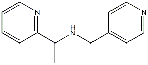 [1-(pyridin-2-yl)ethyl](pyridin-4-ylmethyl)amine 化学構造式