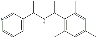 [1-(pyridin-3-yl)ethyl][1-(2,4,6-trimethylphenyl)ethyl]amine|