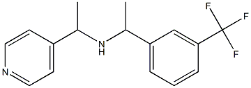 [1-(pyridin-4-yl)ethyl]({1-[3-(trifluoromethyl)phenyl]ethyl})amine