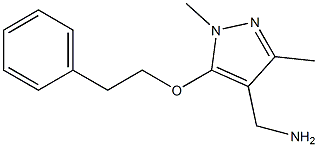 [1,3-dimethyl-5-(2-phenylethoxy)-1H-pyrazol-4-yl]methanamine