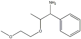 [1-amino-2-(2-methoxyethoxy)propyl]benzene Structure