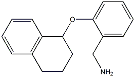 [2-(1,2,3,4-tetrahydronaphthalen-1-yloxy)phenyl]methanamine,,结构式