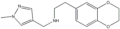  [2-(2,3-dihydro-1,4-benzodioxin-6-yl)ethyl][(1-methyl-1H-pyrazol-4-yl)methyl]amine