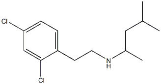 [2-(2,4-dichlorophenyl)ethyl](4-methylpentan-2-yl)amine,,结构式