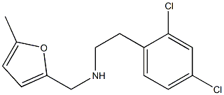 [2-(2,4-dichlorophenyl)ethyl][(5-methylfuran-2-yl)methyl]amine Structure