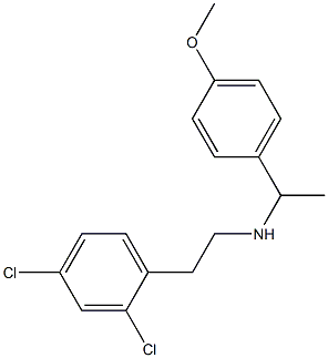 [2-(2,4-dichlorophenyl)ethyl][1-(4-methoxyphenyl)ethyl]amine