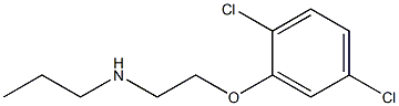 [2-(2,5-dichlorophenoxy)ethyl](propyl)amine Structure