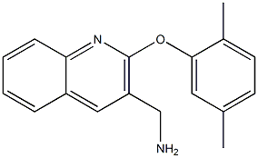 [2-(2,5-dimethylphenoxy)quinolin-3-yl]methanamine