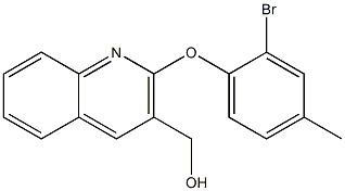 [2-(2-bromo-4-methylphenoxy)quinolin-3-yl]methanol