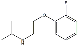 [2-(2-fluorophenoxy)ethyl](propan-2-yl)amine 化学構造式