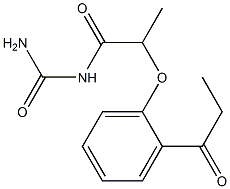 [2-(2-propanoylphenoxy)propanoyl]urea|