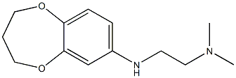 [2-(3,4-dihydro-2H-1,5-benzodioxepin-7-ylamino)ethyl]dimethylamine Structure