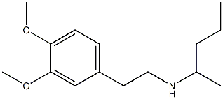 [2-(3,4-dimethoxyphenyl)ethyl](pentan-2-yl)amine Structure