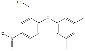 [2-(3,5-dimethylphenoxy)-5-nitrophenyl]methanol