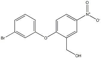 [2-(3-bromophenoxy)-5-nitrophenyl]methanol