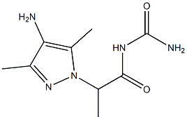 [2-(4-amino-3,5-dimethyl-1H-pyrazol-1-yl)propanoyl]urea