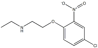 [2-(4-chloro-2-nitrophenoxy)ethyl](ethyl)amine Struktur