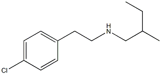 [2-(4-chlorophenyl)ethyl](2-methylbutyl)amine Structure