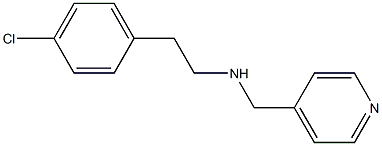 [2-(4-chlorophenyl)ethyl](pyridin-4-ylmethyl)amine Structure