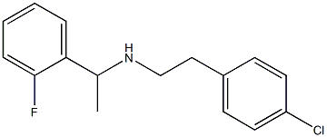 [2-(4-chlorophenyl)ethyl][1-(2-fluorophenyl)ethyl]amine Structure