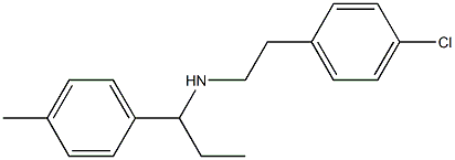 [2-(4-chlorophenyl)ethyl][1-(4-methylphenyl)propyl]amine|