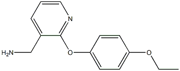 [2-(4-ethoxyphenoxy)pyridin-3-yl]methylamine Struktur