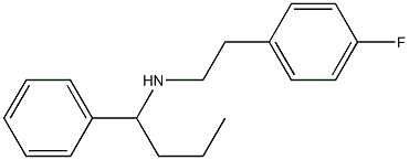 [2-(4-fluorophenyl)ethyl](1-phenylbutyl)amine,,结构式