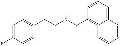 [2-(4-fluorophenyl)ethyl](naphthalen-1-ylmethyl)amine Structure