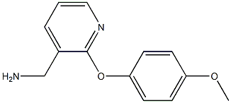 [2-(4-methoxyphenoxy)pyridin-3-yl]methylamine 化学構造式