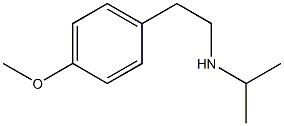 [2-(4-methoxyphenyl)ethyl](propan-2-yl)amine Struktur