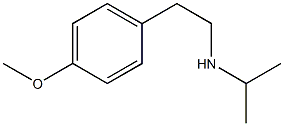 [2-(4-methoxyphenyl)ethyl](propan-2-yl)amine 结构式