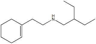 [2-(cyclohex-1-en-1-yl)ethyl](2-ethylbutyl)amine Struktur
