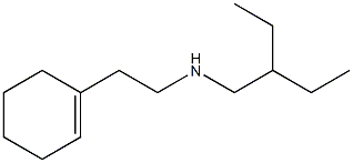 [2-(cyclohex-1-en-1-yl)ethyl](2-ethylbutyl)amine,,结构式