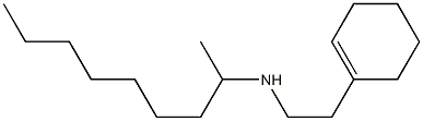 [2-(cyclohex-1-en-1-yl)ethyl](nonan-2-yl)amine Struktur