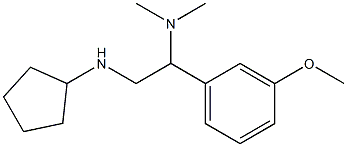 [2-(cyclopentylamino)-1-(3-methoxyphenyl)ethyl]dimethylamine