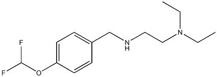 [2-(diethylamino)ethyl]({[4-(difluoromethoxy)phenyl]methyl})amine