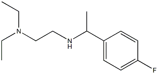 [2-(diethylamino)ethyl][1-(4-fluorophenyl)ethyl]amine Structure