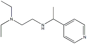 [2-(diethylamino)ethyl][1-(pyridin-4-yl)ethyl]amine 结构式