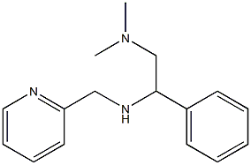 [2-(dimethylamino)-1-phenylethyl](pyridin-2-ylmethyl)amine,,结构式