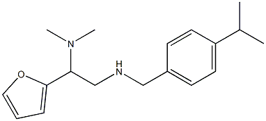 [2-(dimethylamino)-2-(furan-2-yl)ethyl]({[4-(propan-2-yl)phenyl]methyl})amine
